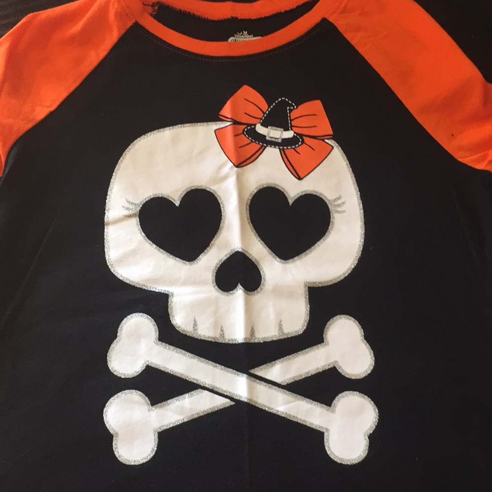 Halloween Skull Long sleeve Tee